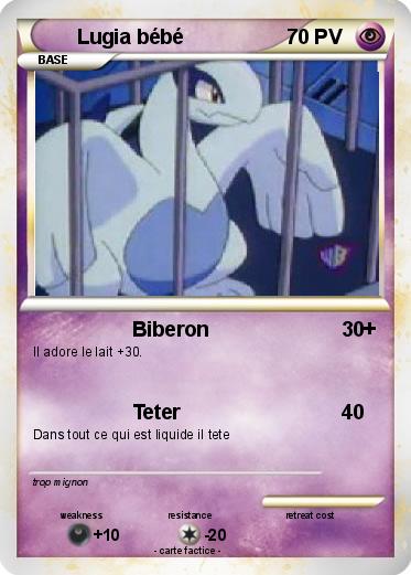 Pokemon Lugia bébé