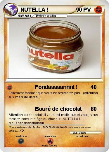 Pokemon NUTELLA !