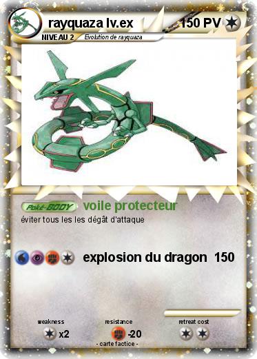 Pokemon rayquaza lv.ex