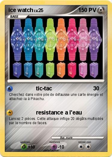 Pokemon ice watch