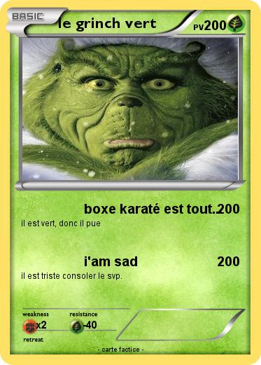 Pokemon le grinch vert