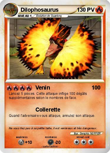Pokemon Dilophosaurus
