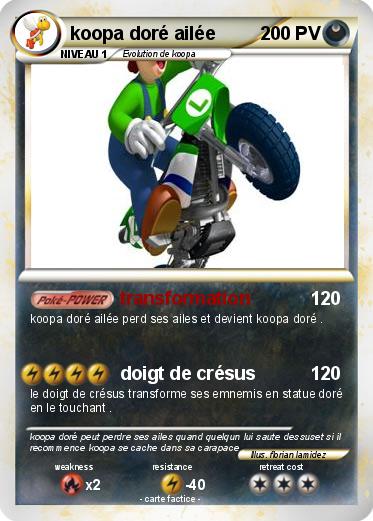 Pokemon koopa doré ailée