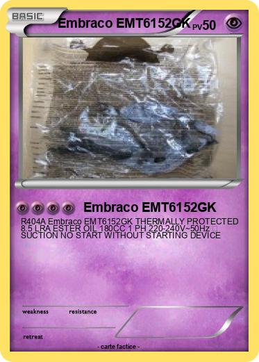 Pokemon Embraco EMT6152GK