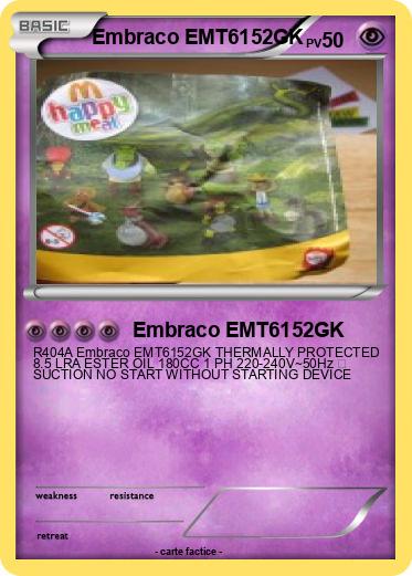 Pokemon Embraco EMT6152GK