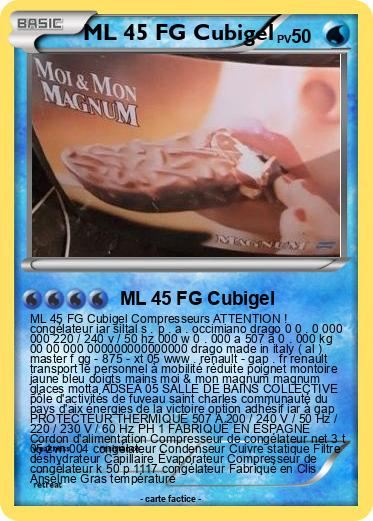 Pokemon ML 45 FG Cubigel