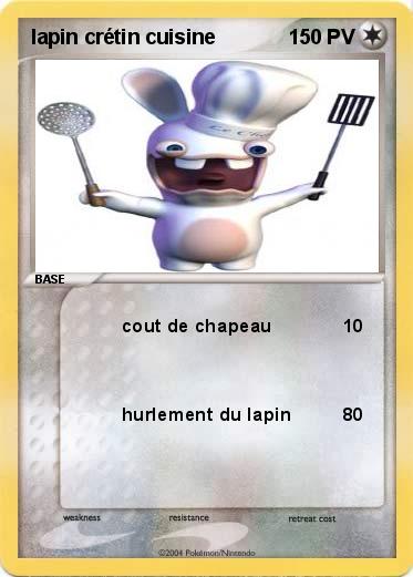 Pokemon lapin crétin cuisine