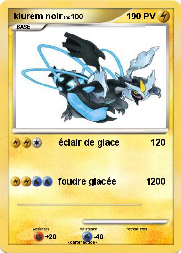 Pokemon kiurem noir