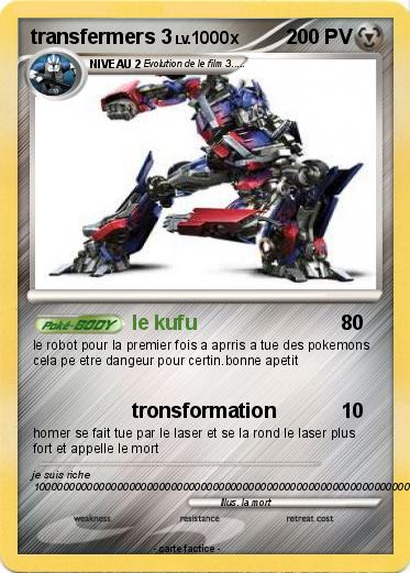 Pokemon transfermers 3