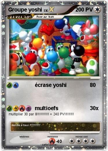 Pokemon Groupe yoshi