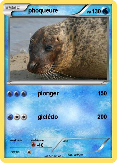 Pokemon phoqueure