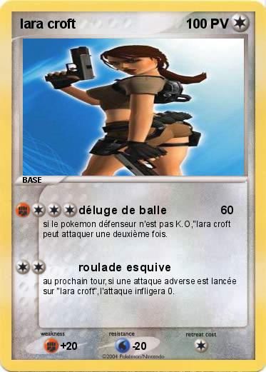 Pokemon lara croft