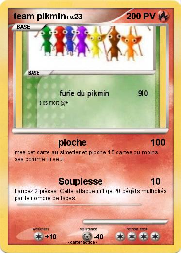 Pokemon team pikmin