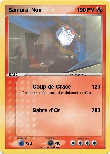 Pokemon Samurai Noir