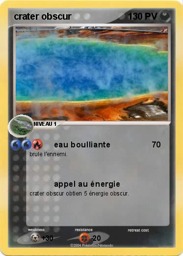 Pokemon crater obscur