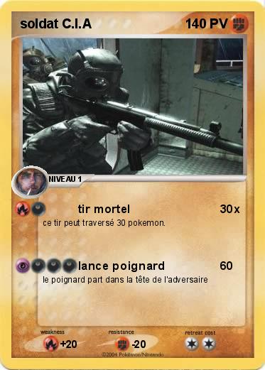 Pokemon soldat C.I.A