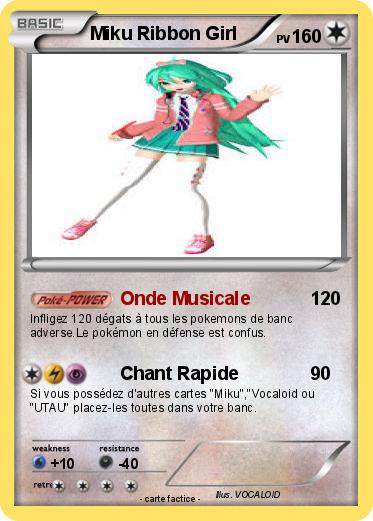 Pokemon Miku Ribbon Girl