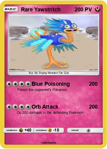 Pokemon Rare Yawstritch