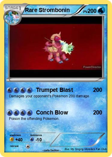 Pokemon Rare Strombonin