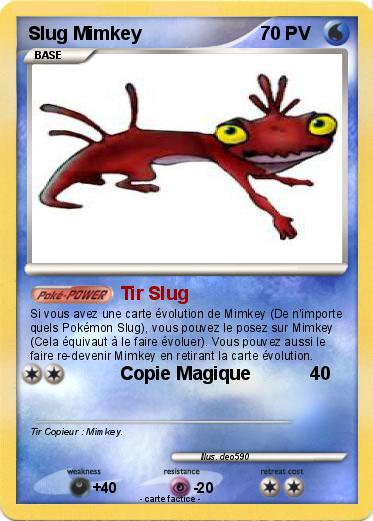Pokemon Slug Mimkey