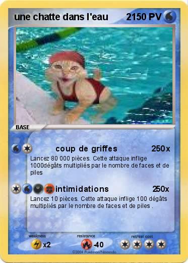 Pokemon une chatte dans l'eau       2