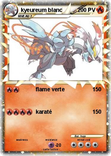 Pokemon kyeureum blanc