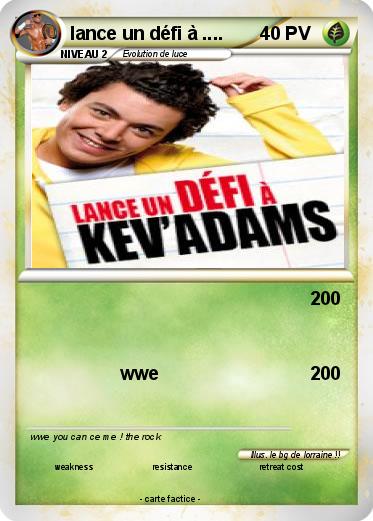 Pokemon lance un défi à ....