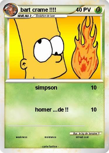Pokemon bart crame !!!!