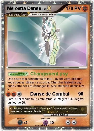 Pokemon Meloetta Danse