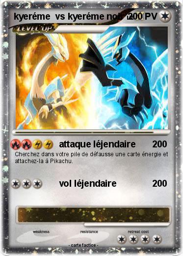 Pokemon kyeréme  vs kyeréme noir
