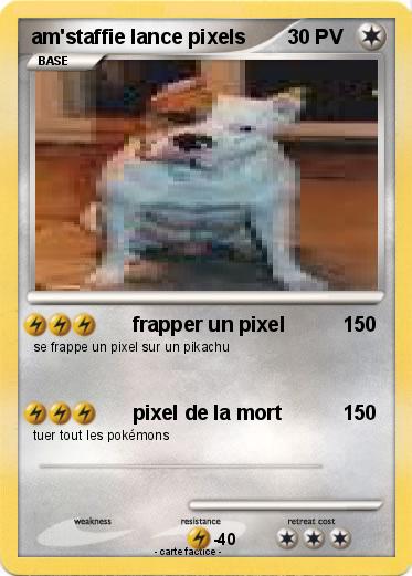 Pokemon am'staffie lance pixels