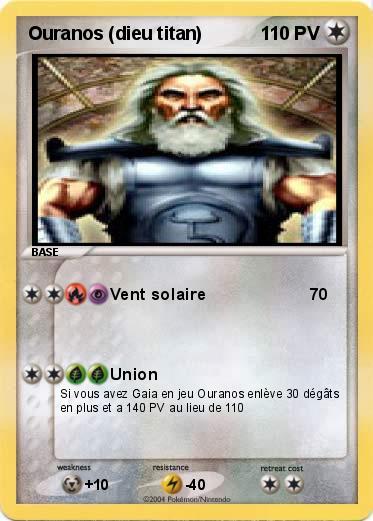 Pokemon Ouranos (dieu titan) 