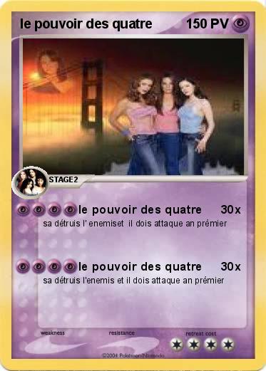 Pokemon le pouvoir des quatre