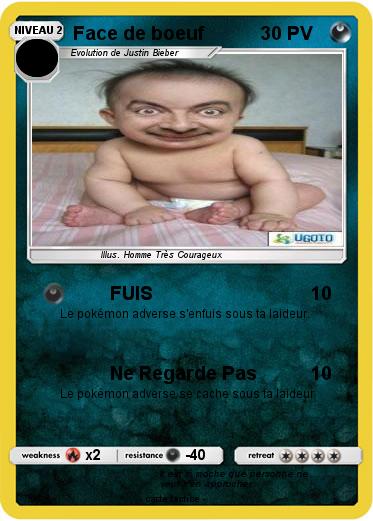 Pokemon Face de boeuf