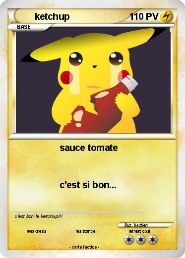 Pokemon ketchup