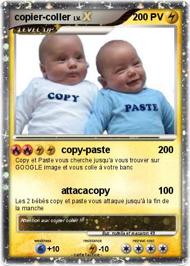 Pokemon copier-coller
