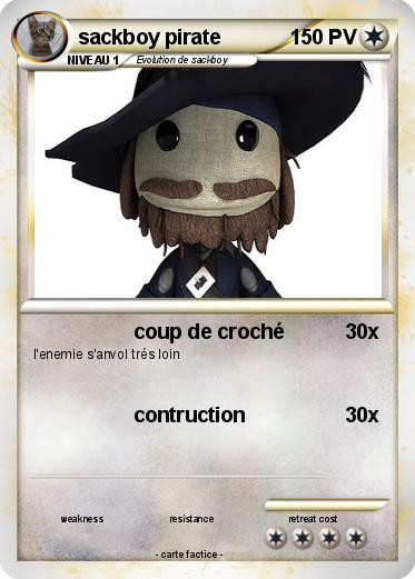 Pokemon sackboy pirate