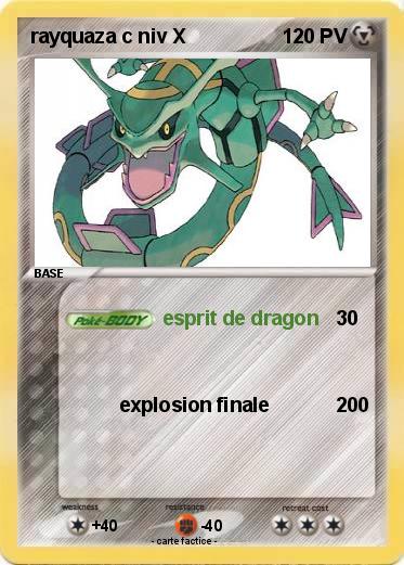 Pokemon rayquaza c niv X