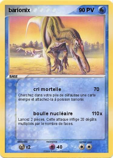 Pokemon barionix                   
