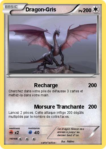 Pokemon Dragon-Gris