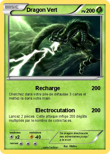 Pokemon Dragon Vert