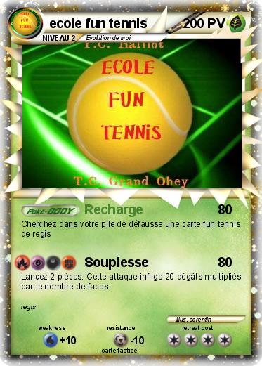 Pokemon ecole fun tennis