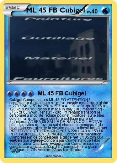 Pokemon ML 45 FB Cubigel
