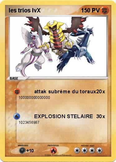 Pokemon les trios lvX