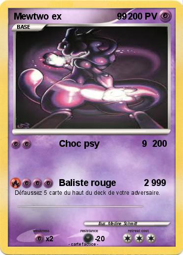 Pokemon Mewtwo ex                      99