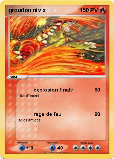 Pokemon groudon niv x