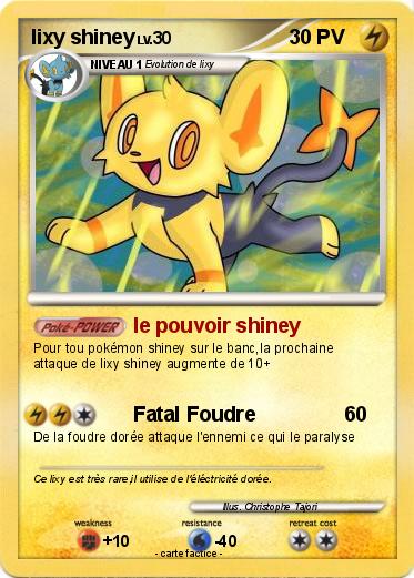 Pokemon lixy shiney