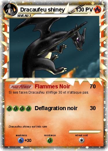 Pokemon Dracaufeu shiney