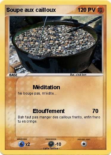 Pokemon Soupe aux cailloux