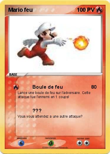 Pokemon Mario feu
